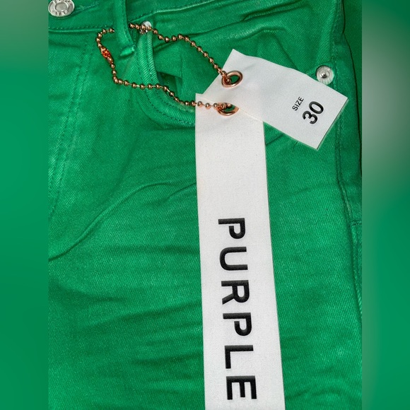 Purple Brand Jeans Purple Brand Jeans Wax Green Low Rise Size 3
